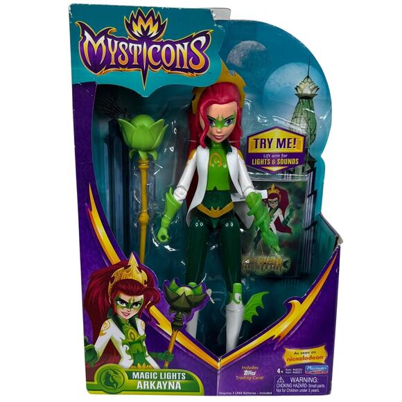 Nickelodeon Mysticons Magic Lights Deluxe Action Figure, Arkayna - Picture 1 of 4